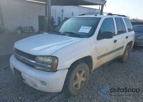 2004 Chevrolet Trailblazer Ls из США, поврежденный, VIN 1GNDS13S642147357